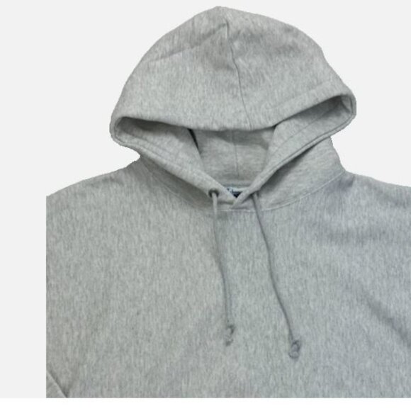 Champion Reverse Weave Boyfriend Women's Hoodie Size L Silver Grey New - Picture 9 of 9